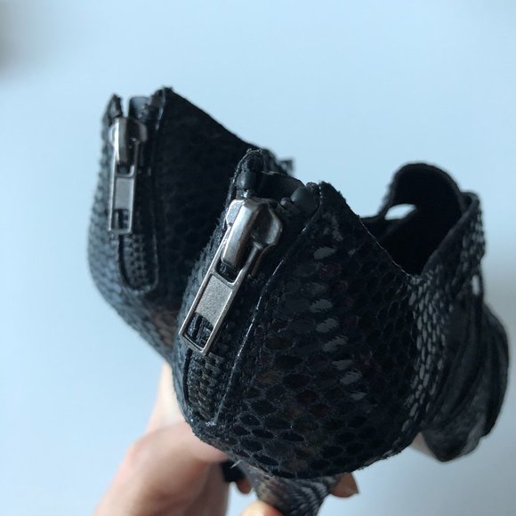 Aldo Patent Snake-Effect Heels - Picture 4 of 6